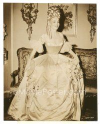 8k631 MARIE WILSON 7.5x9.25 still '57 in costume as Marie Antoinette from The Story of Mankind!