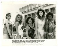 8k679 MISS FIRECRACKER 8x10 still '89 great image of Holly Hunter and other beauty contestants!