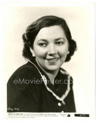 8k737 PATSY KELLY 8x10 still '37 smiling portrait of the comedienne from Wake Up and Live!