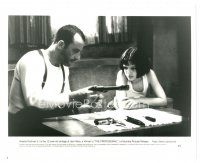 8k757 PROFESSIONAL 8x10 still #2 '94 Jean Reno shows young Natalie Portman how to use a gun!