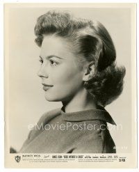 8k777 REBEL WITHOUT A CAUSE 8x10 still '55 great profile portrait of sexy Natalie Wood!