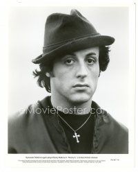 8k803 ROCKY II 8x10 still '79 best portrait of Sylvester Stallone as boxer Rocky Balboa with hat!