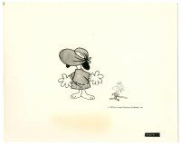 8k863 SNOOPY COME HOME 8x10 still '72 Charles M. Schulz cartoon art of doctor Snoopy & Woodstock!