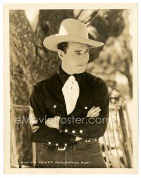 8k986 WILLIAM HAINES 8x10 still '30s great portrait wearing cowboy hat with his arms crossed!