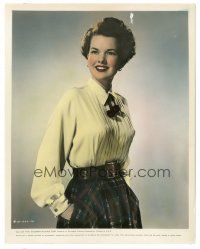 8k016 GALE STORM color 8x10 still '50 full-length smiling portrait with hands in her pockets!