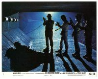 8k008 CLOCKWORK ORANGE 8x10 mini LC #3 '72 Kubrick classic, Malcolm McDowell & droogs under bridge