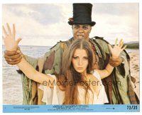 8k022 LIVE & LET DIE 8x10 mini LC #1 '73 great close up of Geoffrey Holder & sexy Jayne Seymour!