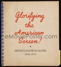 8m026 MGM 1936-37 campaign book '36 filled with information about the upcoming year in movies!