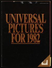 8m008 UNIVERSAL 1982 campaign book '82 includes great advance ad for E.T. + more!