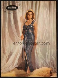 8m310 JEAN ROGERS magazine page '40s sexy full-length pin-up photo in great gown by Hurrell!
