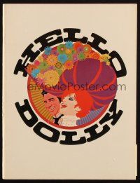 8m168 HELLO DOLLY souvenir program book '70 Barbra Streisand & Walter Matthau, Amsel art!