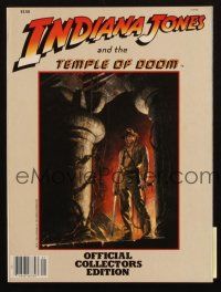 8m301 INDIANA JONES & THE TEMPLE OF DOOM collector's edition magazine '84 art of Ford by Wolfe!