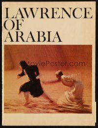 8m173 LAWRENCE OF ARABIA program book '63 David Lean classic starring Peter O'Toole!