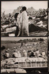 8m076 WOODSTOCK 4 deluxe 10x13.5 stills '70 cool images from the clegendary rock 'n' roll concert!