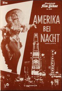 8m353 AMERICA BY NIGHT German program '61 exotic spots, different images of sexy showgirls!