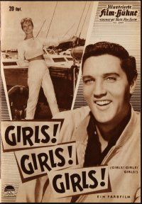 8m380 GIRLS GIRLS GIRLS German program '63 different images of swingin' Elvis Presley,Stella Stevens