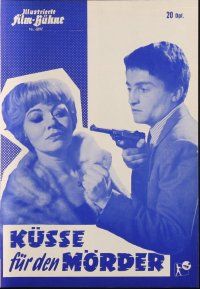 8m400 KUSSE FUR DEN MORDER German program '64 Ricochet, Incident at Midnight film noir double bill!