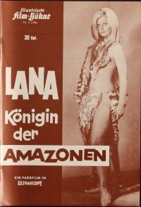 8m401 LANA QUEEN OF THE AMAZONS German program '65 sexy near-naked Catherine Schell, different!