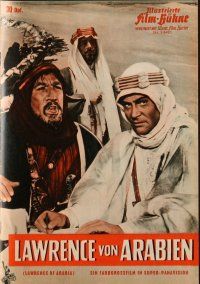 8m402 LAWRENCE OF ARABIA German program '63 David Lean classic, Peter O'Toole, different images!