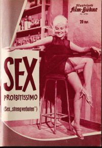 8m421 MOST PROHIBITED SEX German program '64 great different images of sexy dancers, strip tease!