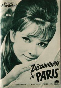 8m428 PARIS WHEN IT SIZZLES German program '64 Audrey Hepburn & William Holden, different images!