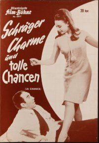 8m437 SCHRAGER CHARME UND TOLLE CHANCEN German program '64 French 'Chance' movies, sexy images!