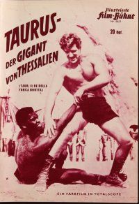 8m451 TAUR, IL RE DELLA FORZA BRUTA German program '63 different images of Joe Robinson, gladiators