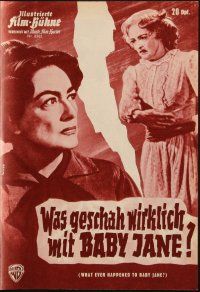 8m468 WHAT EVER HAPPENED TO BABY JANE? German program '63 Bette Davis & Joan Crawford, different!
