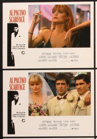 8m290 SCARFACE 8 20th anniversary 8x11 mini LC color set R03 Al Pacino, Brian De Palma