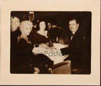 8m057 ILONA MASSEY signed matted 7x9 photo '30s to her by Irving Fields while at The Latin Quarter!