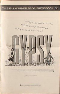 8m675 GYPSY pressbook '62 Rosalind Russell & sexiest Natalie Wood!