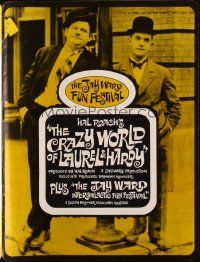 8m719 JAY WARD FUN FESTIVAL pressbook '68 The Crazy World of Laurel & Hardy + lots of cartoons!