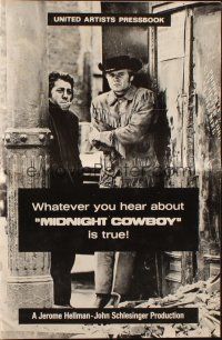 8m777 MIDNIGHT COWBOY pressbook '69 Dustin Hoffman, Jon Voight, John Schlesinger classic!