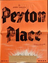 8m819 PEYTON PLACE pressbook '58 Lana Turner, from a novel of small town life by Grace Metalious!