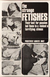 8m914 STRANGE FETISHES pressbook '67 their lust for passion led them to a violent climax!