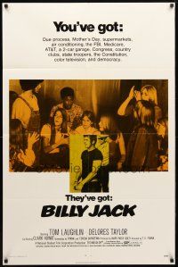 8p097 BILLY JACK 1sh '71 Tom Laughlin, Delores Taylor, most unusual boxoffice success ever!