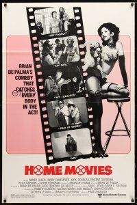 8p368 HOME MOVIES 1sh '80 Brian De Palma, super sexy Nancy Allen in lingerie!