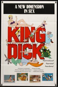 8p415 KING DICK 1sh '83 animated sex, superendowed, superstud & superfunny!