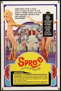 8p758 SPREE style C 1sh '67 sexy Jayne Mansfield & Juliet Prowse in Las Vegas!
