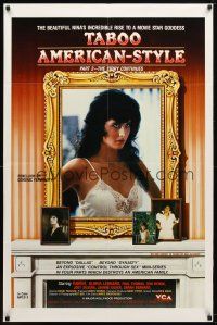 8p805 TABOO AMERICAN STYLE 2 THE STORY CONTINUES 1sh '85 incredible rise to a movie star goddess!