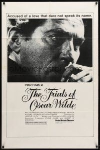 8p879 TRIALS OF OSCAR WILDE 1sh R81 Peter Finch in the title role, Yvonne Mitchell, James Mason