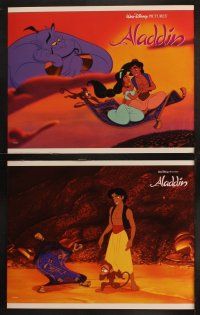 8r018 ALADDIN 8 LCs '92 classic Disney Arabian cartoon, great images of Prince Ali & Jasmine!