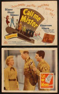 8r045 CALL ME MISTER 8 LCs '51 Betty Grable, Dan Dailey, Danny Thomas, Dale Robertson!