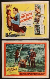 8r046 CAPTAIN JOHN SMITH & POCAHONTAS 8 LCs '53 Anthony Dexter, Jody Lawrance, great adventure saga!