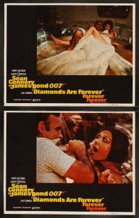 8r069 DIAMONDS ARE FOREVER 8 LCs R80 Sean Connery as Ian Fleming's James Bond 007, Jill St. John!