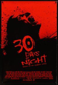 8s009 30 DAYS OF NIGHT advance DS 1sh '07 Josh Hartnett & Melissa George hunt vampires in Alaska!