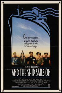8s033 AND THE SHIP SAILS ON 1sh '84 Federico Fellini's E la nave va, Freddie Jones!