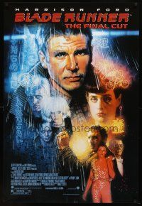 8s103 BLADE RUNNER 1sh R07 Ridley Scott sci-fi classic, art of Harrison Ford by Drew Struzan!