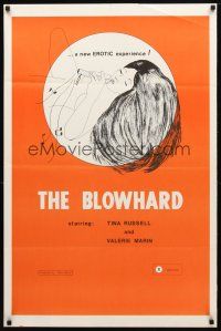 8s117 BLOWHARD 1sh '74 Tina Russell, Valerie Marin, a new erotic experience!