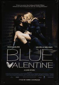 8s122 BLUE VALENTINE 1sh '10 Michelle Williams, Ryan Gosling, a love story!